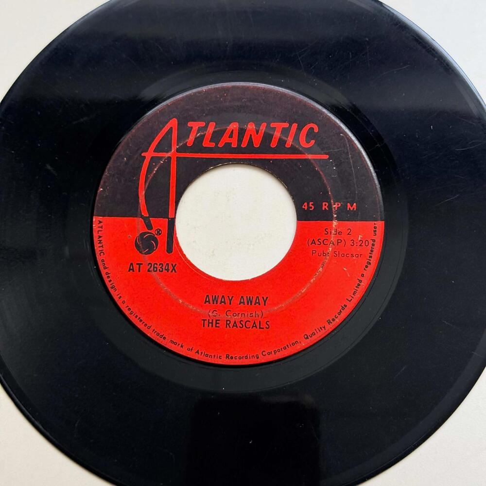 The Rascals - See/Away Away 45rpm VG+ R23